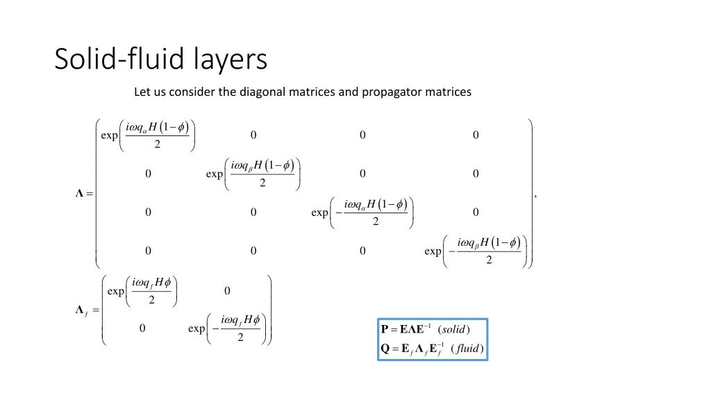solid fluid layers 1