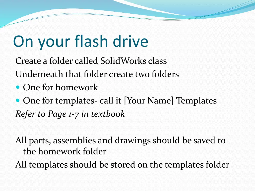 on your flash drive
