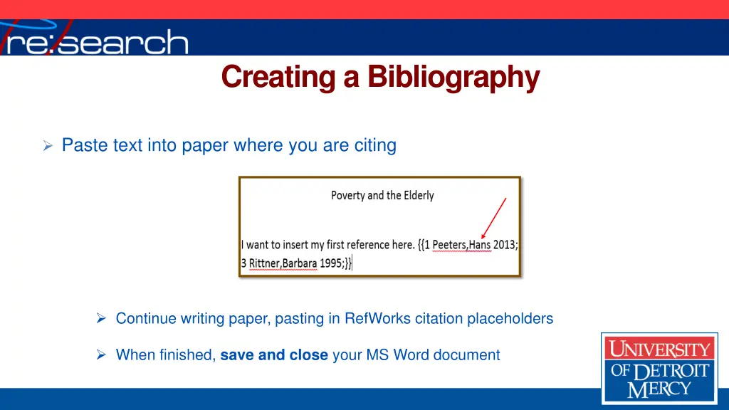 creating a bibliography 3