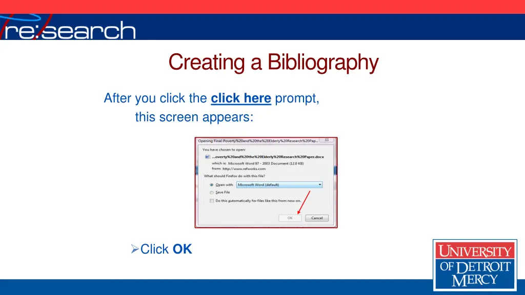 creating a bibliography 7