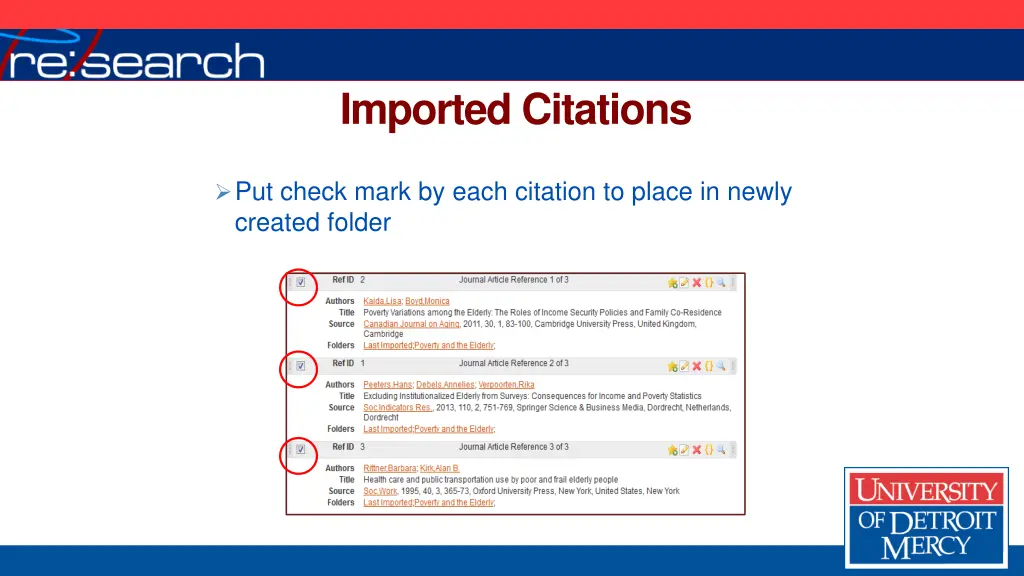 imported citations