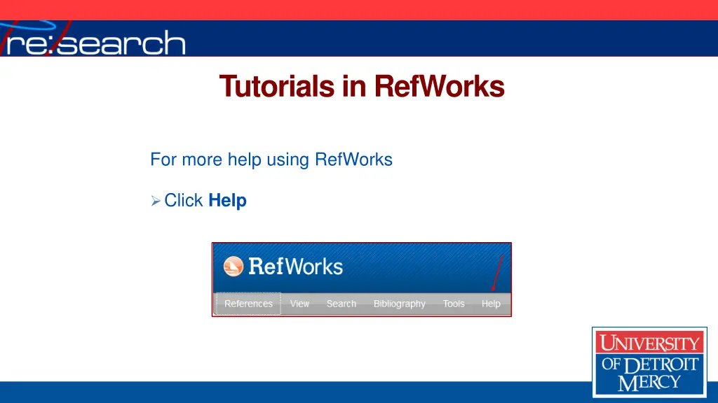 tutorials in refworks