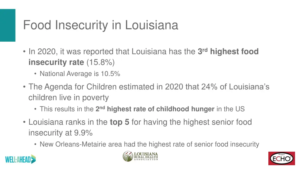 food insecurity in louisiana 1