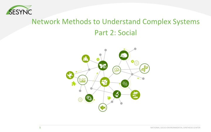 network methods to understand complex systems