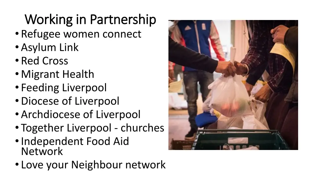 working in partnership working in partnership