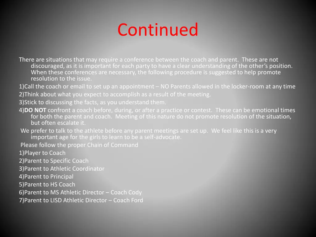 continued
