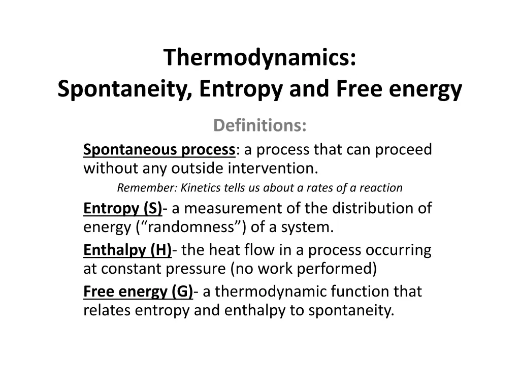 thermodynamics