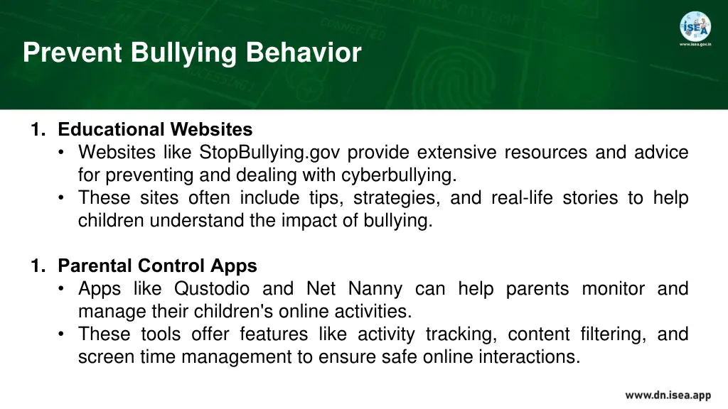 prevent bullying behavior 2