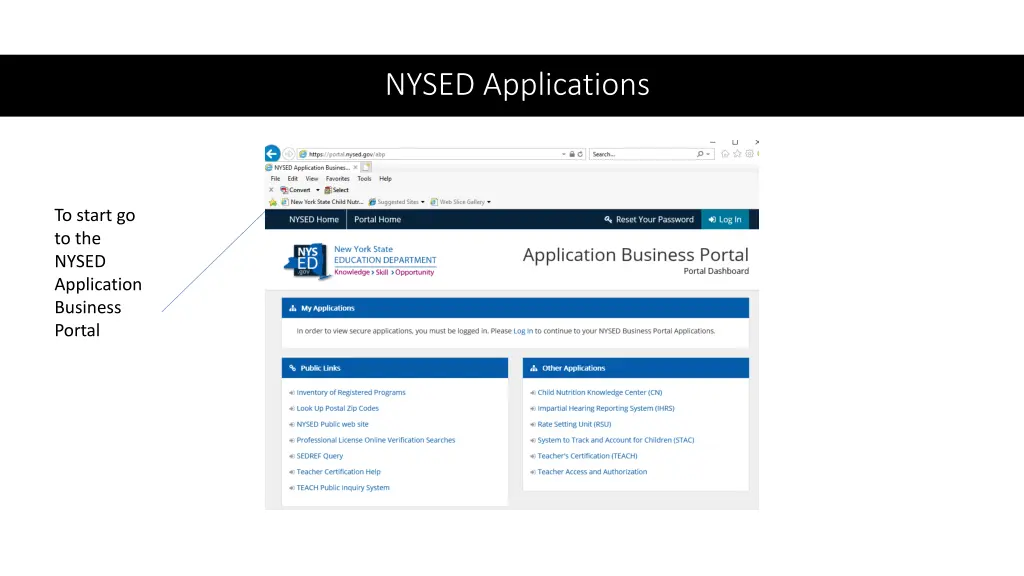 nysed applications