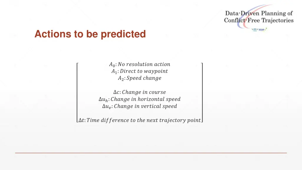 actions to be predicted
