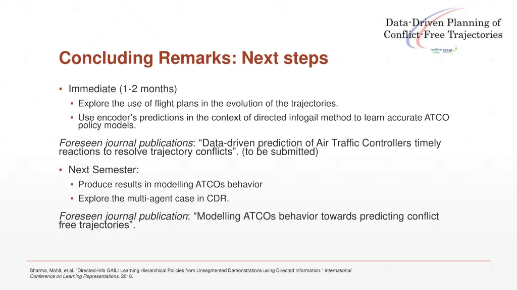 concluding remarks next steps