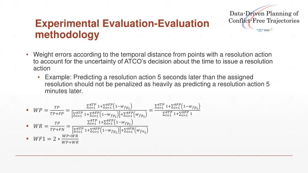 experimental evaluation evaluation methodology