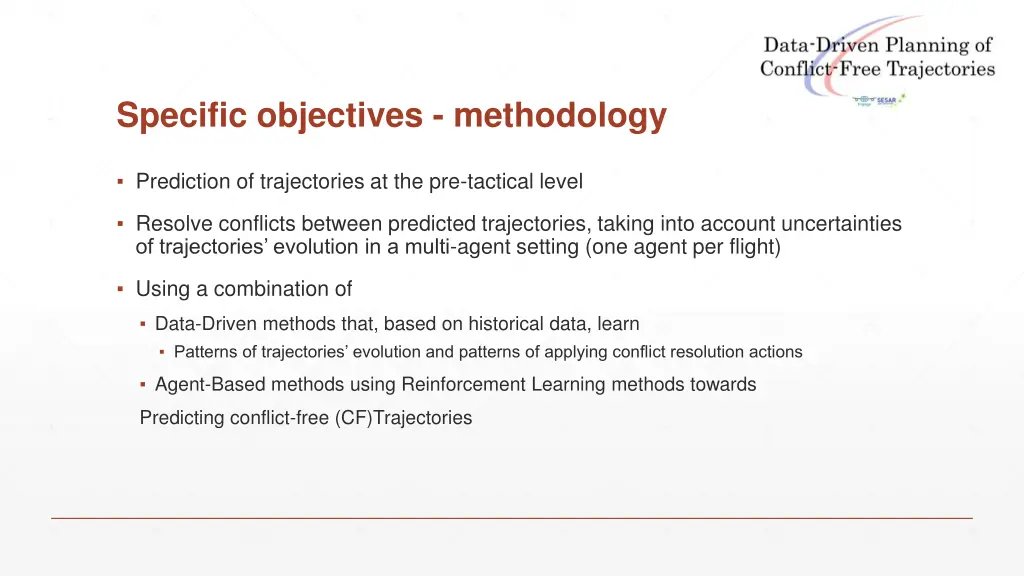 specific objectives methodology