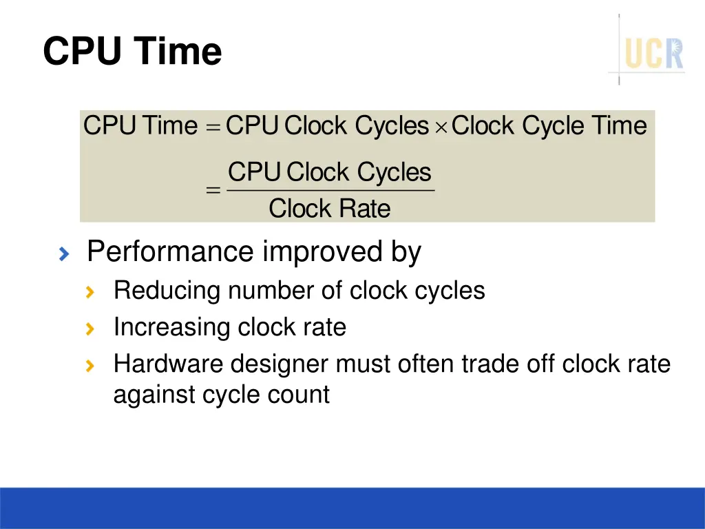 cpu time