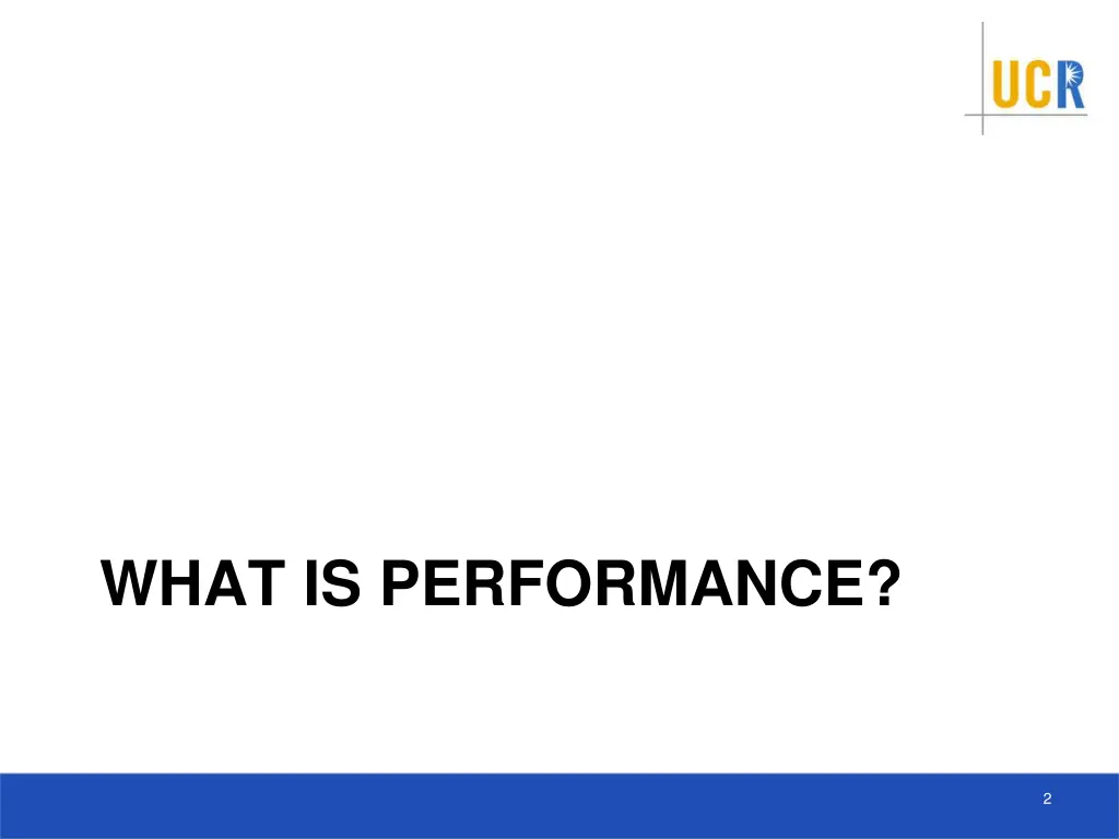what is performance