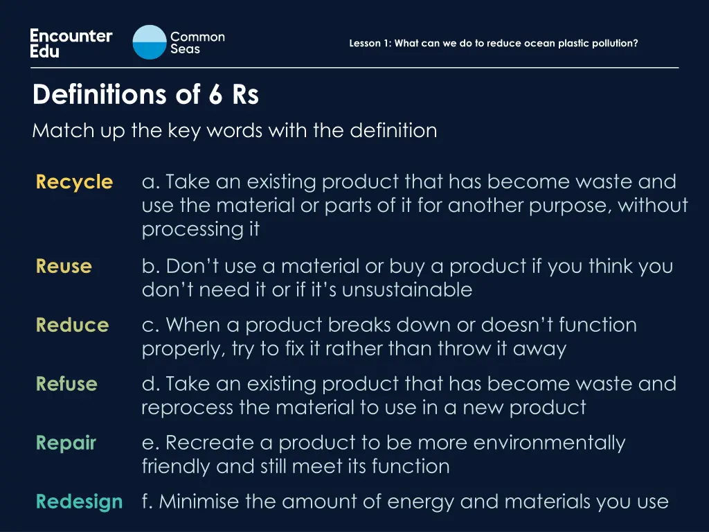 lesson 1 what can we do to reduce ocean plastic 27