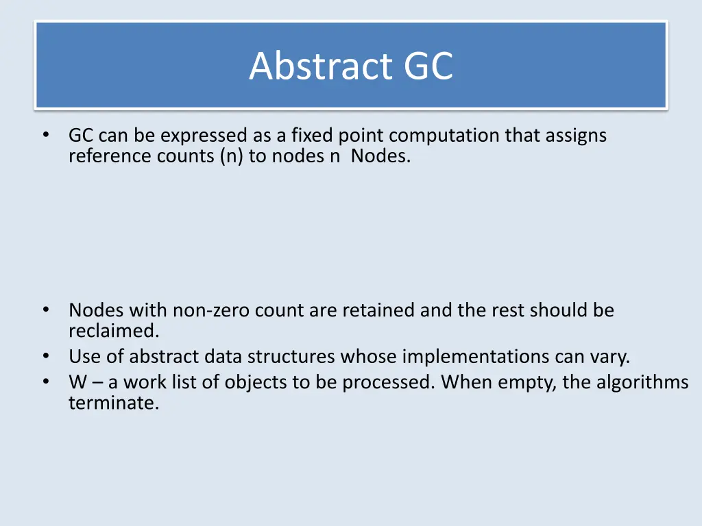 abstract gc