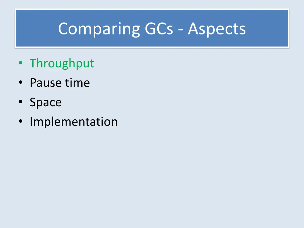 comparing gcs aspects 1
