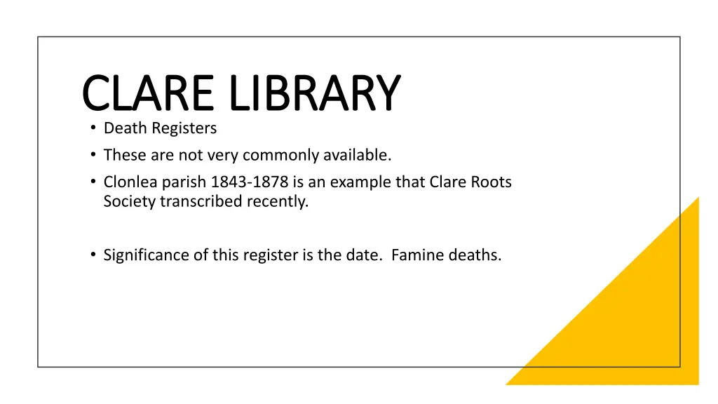 clare library clare library death registers these