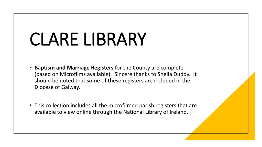 clare library clare library