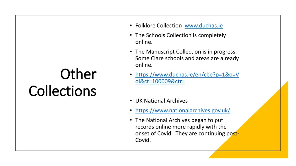 folklore collection www duchas ie the schools