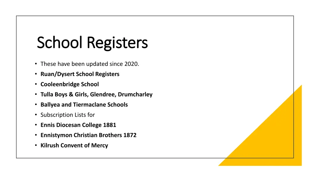 school registers school registers