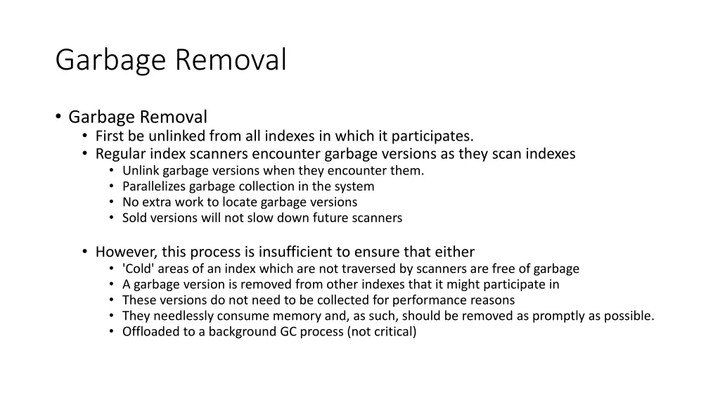garbage removal