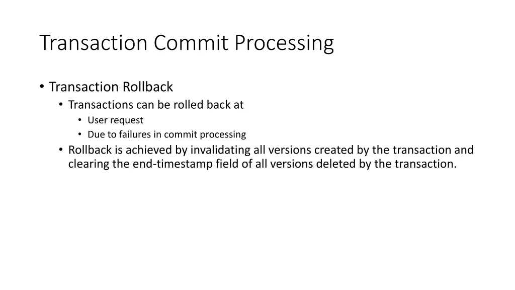 transaction commit processing 1