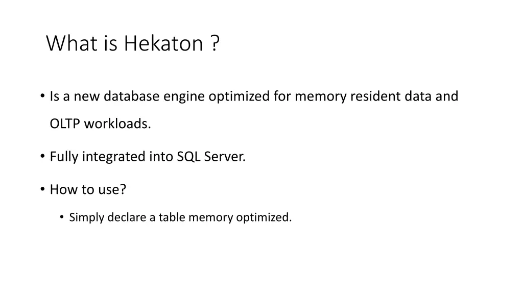 what is hekaton
