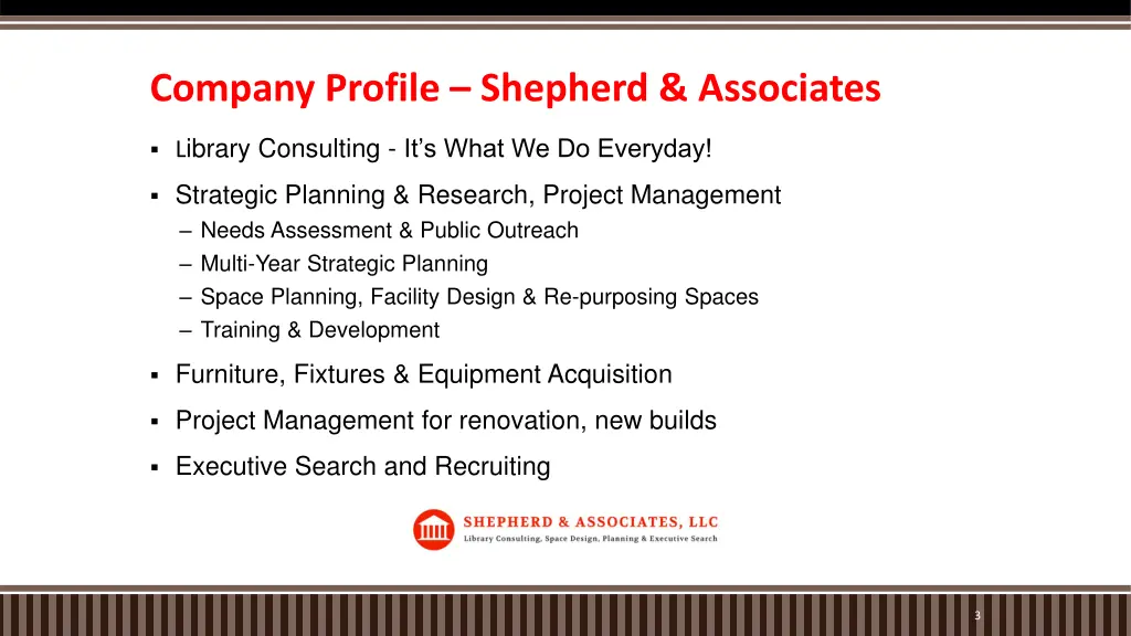 company profile shepherd associates