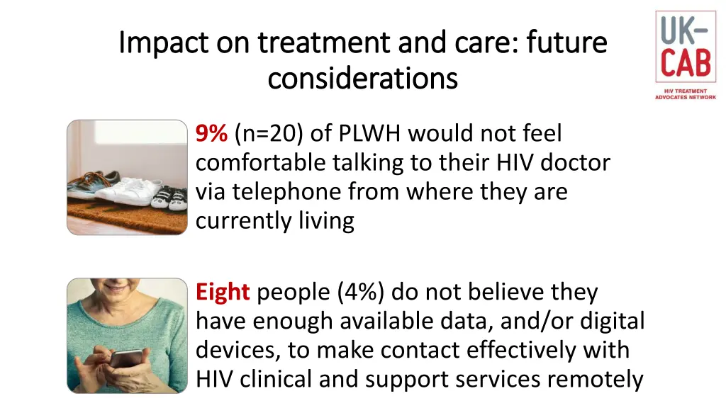 impact on treatment and care future impact