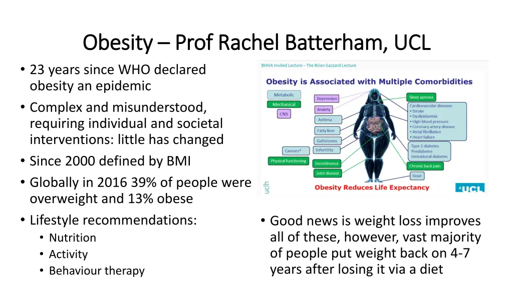 obesity obesity prof rachel prof rachel batterham