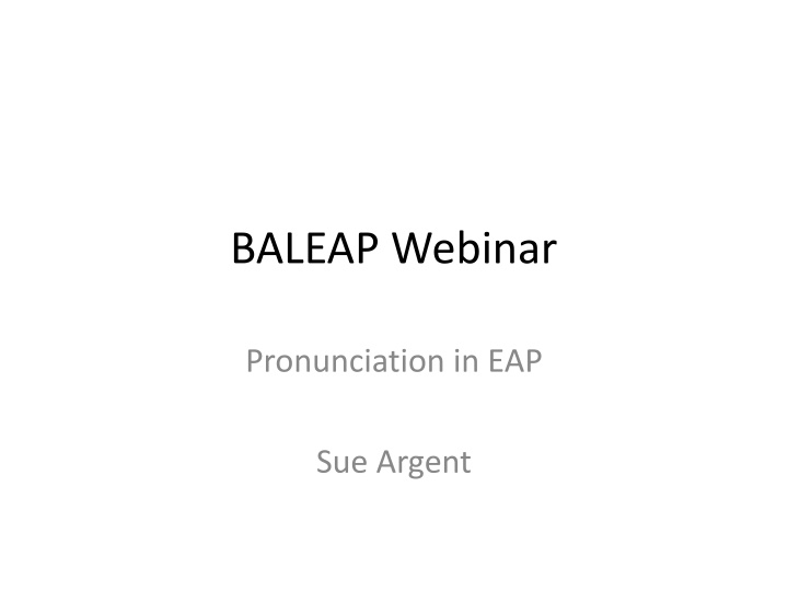 baleap webinar