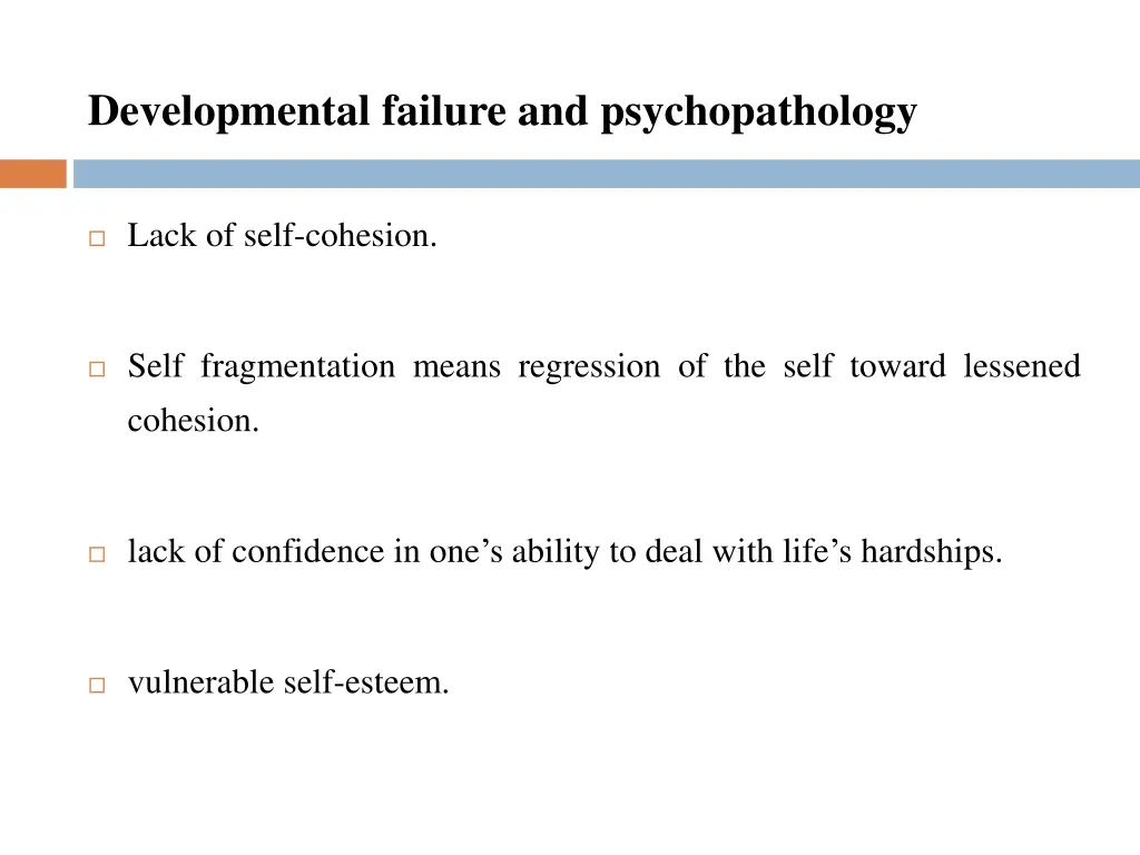 developmental failure and psychopathology