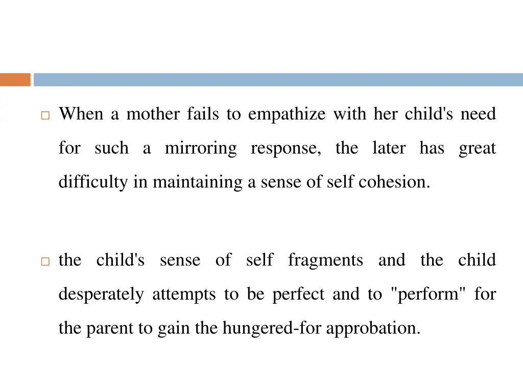 when a mother fails to empathize with her child