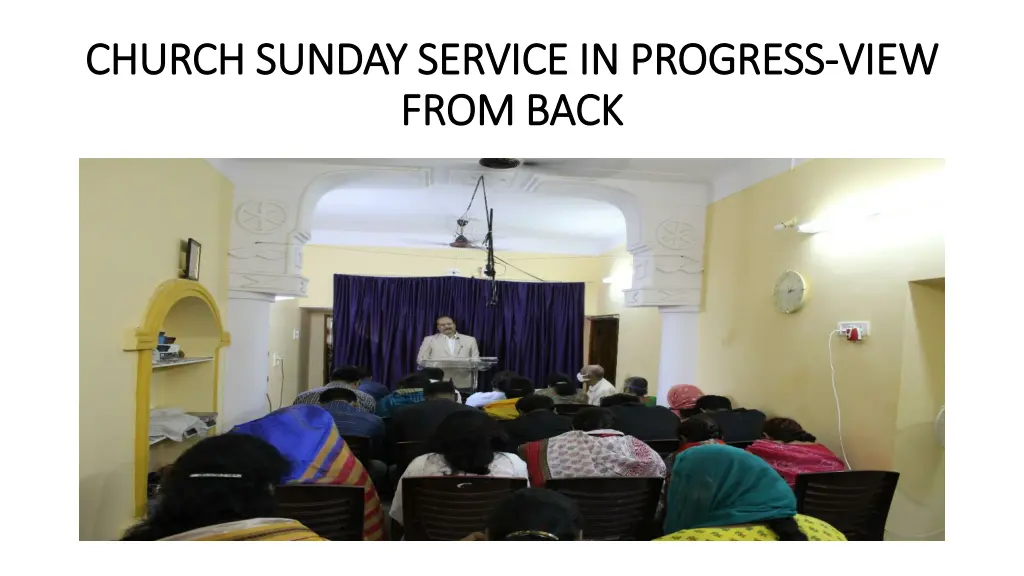 church sunday service in progress church sunday