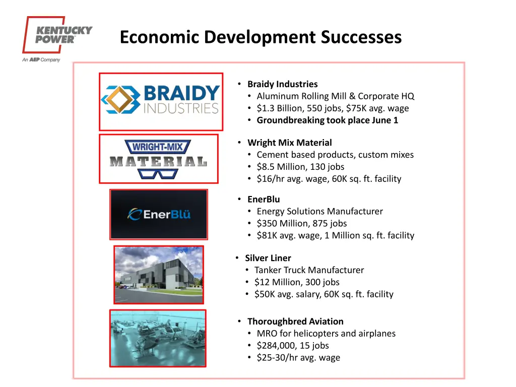 economic development successes