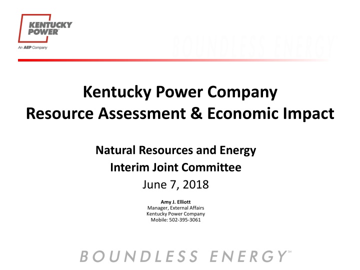 kentucky power company resource assessment