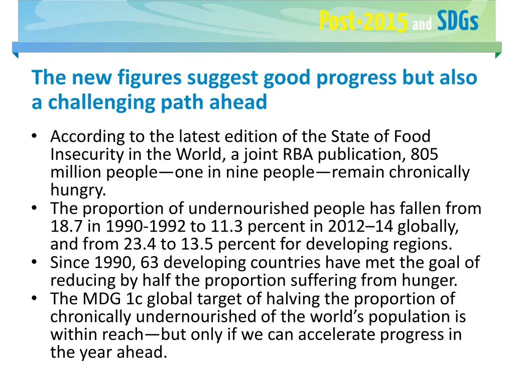 the new figures suggest good progress but also