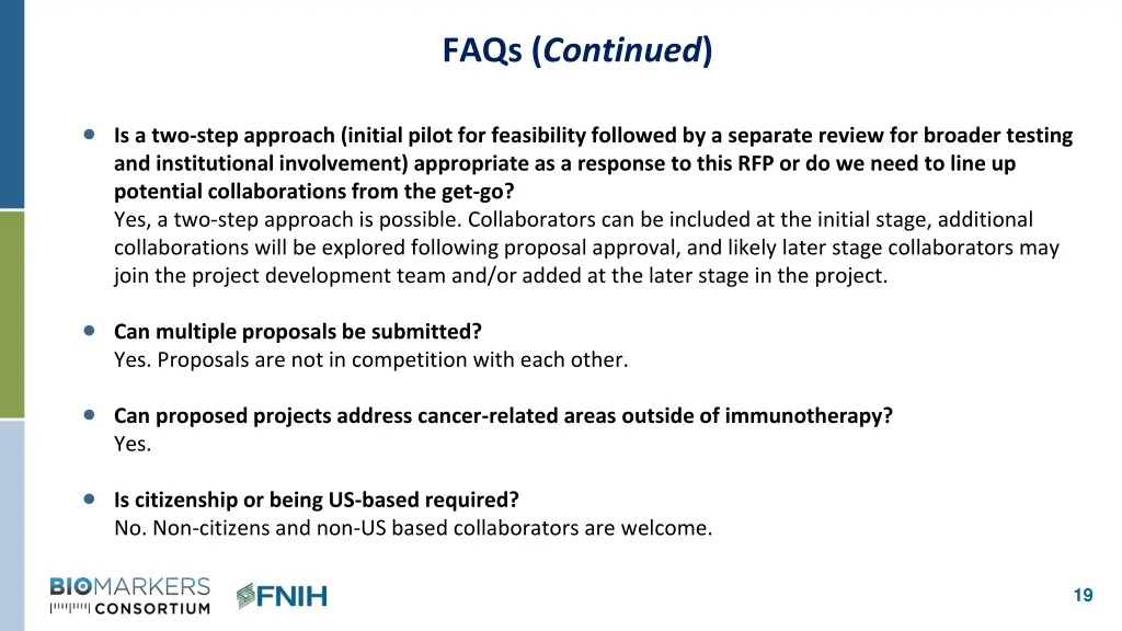 faqs continued