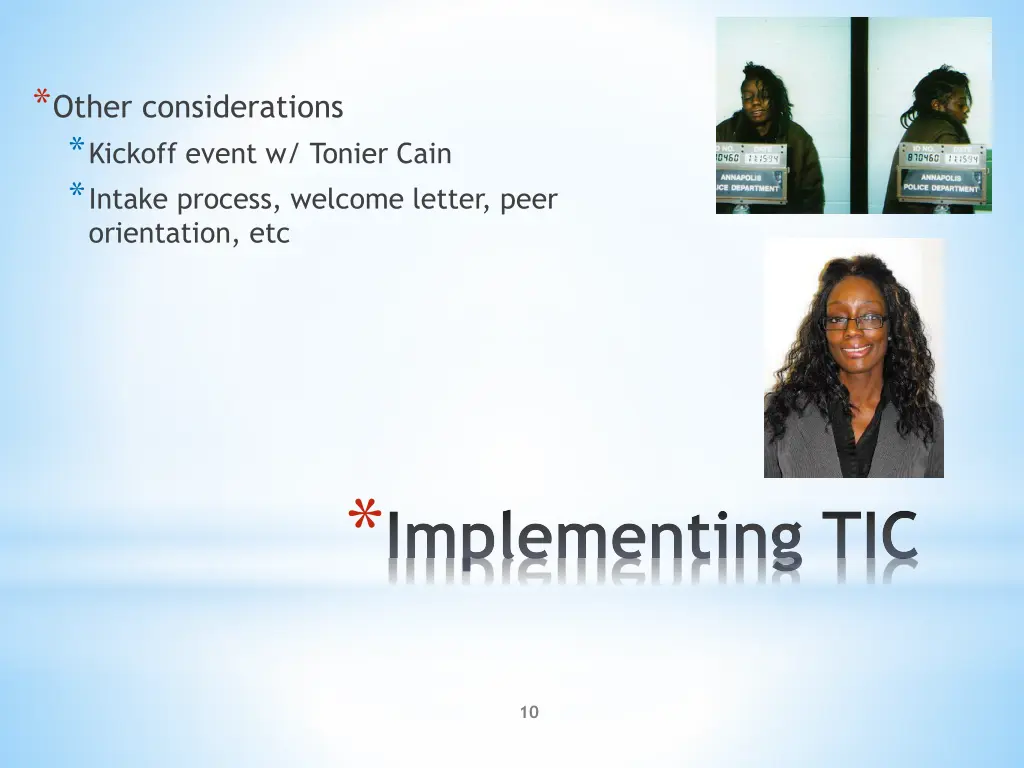other considerations kickoff event w tonier cain