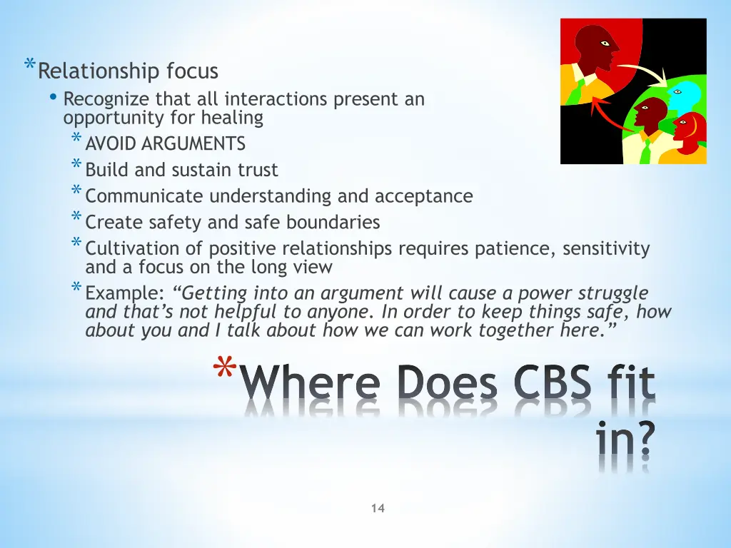 relationship focus recognize that