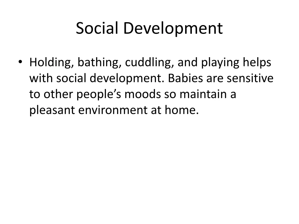 social development