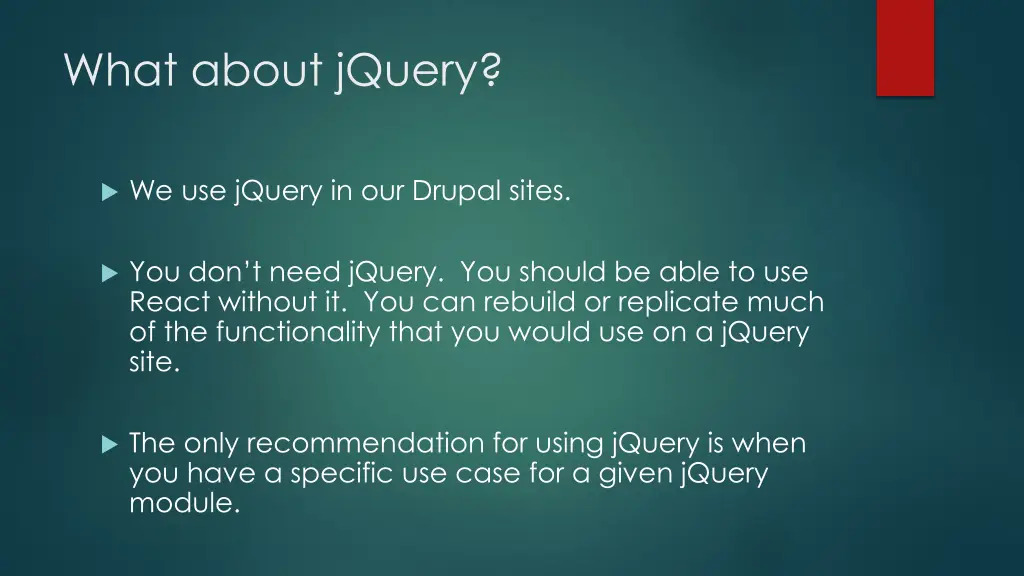 what about jquery
