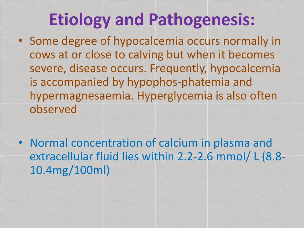 etiology and pathogenesis some degree