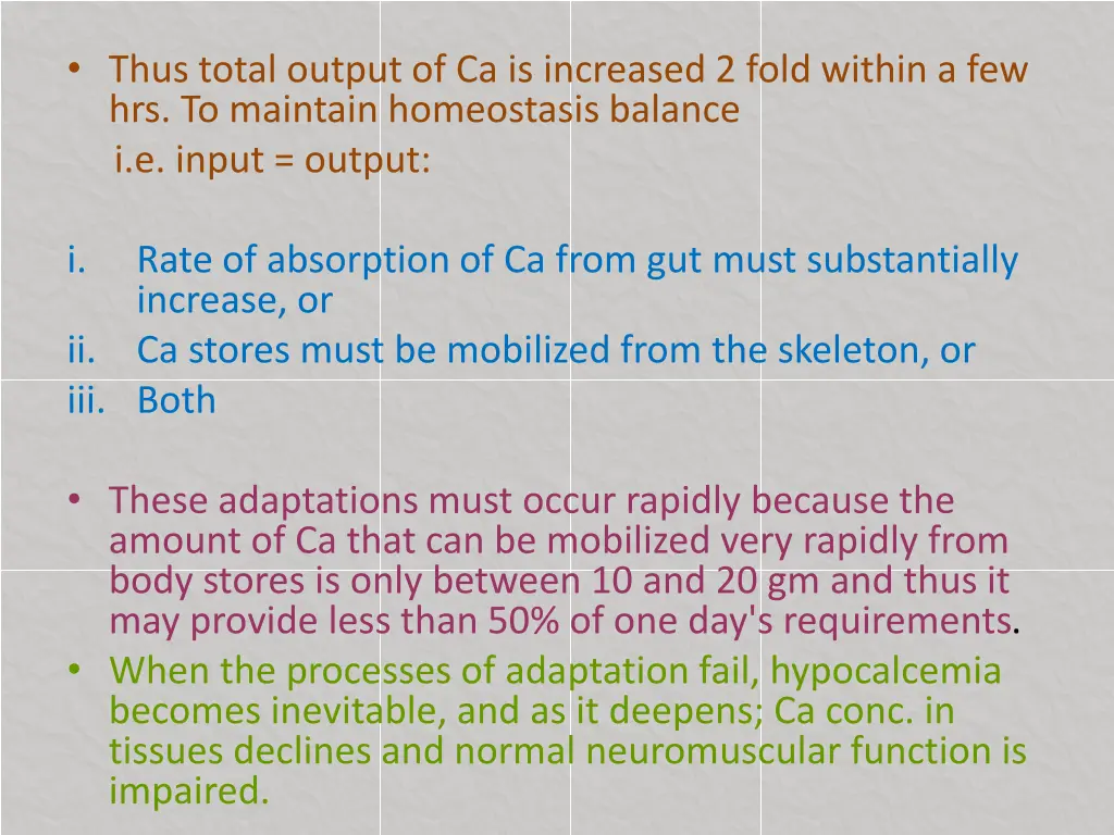 thus total output of ca is increased 2 fold