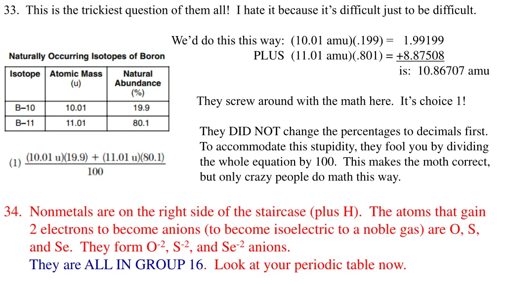 33 this is the trickiest question of them