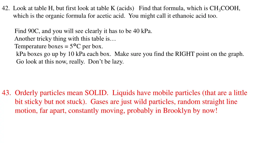 42 look at table h but first look at table