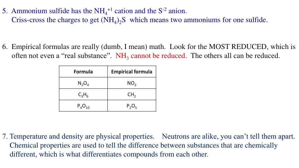 5 ammonium sulfide has the nh 4 1 cation