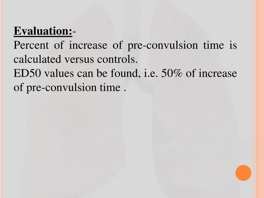 evaluation percent of increase of pre convulsion